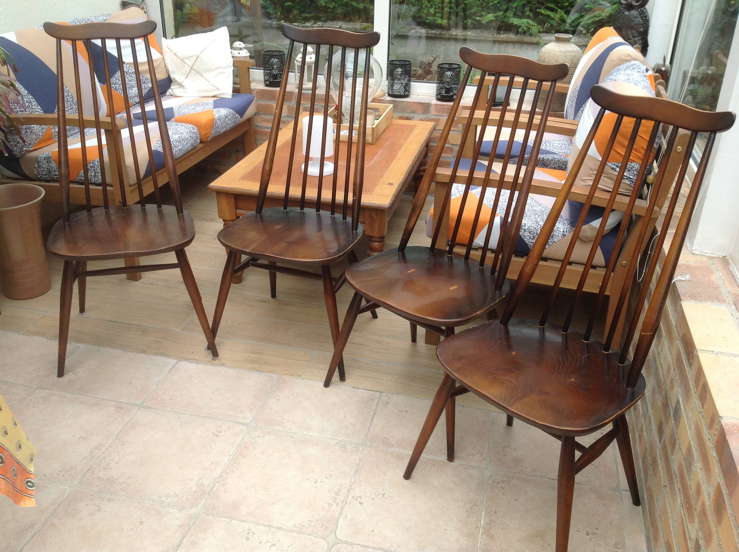 Vintage Ercol Goldsmith chairs