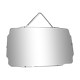 Miroir bisauté art déco