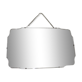 Miroir bisauté art déco