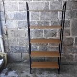 Vintage shelf L: 81 cm H: 183 cm