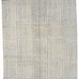 8x10 Blue & Beige Large Vintage Kilim Rug, 250x298Cm
