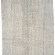 8x10 Blue & Beige Large Vintage Kilim Rug, 250x298Cm