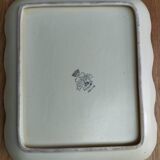Plat porcelaine de Longwy