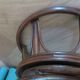 Vintage set of 2 swivel chairs in bamboo and rattan - Papasan shape
