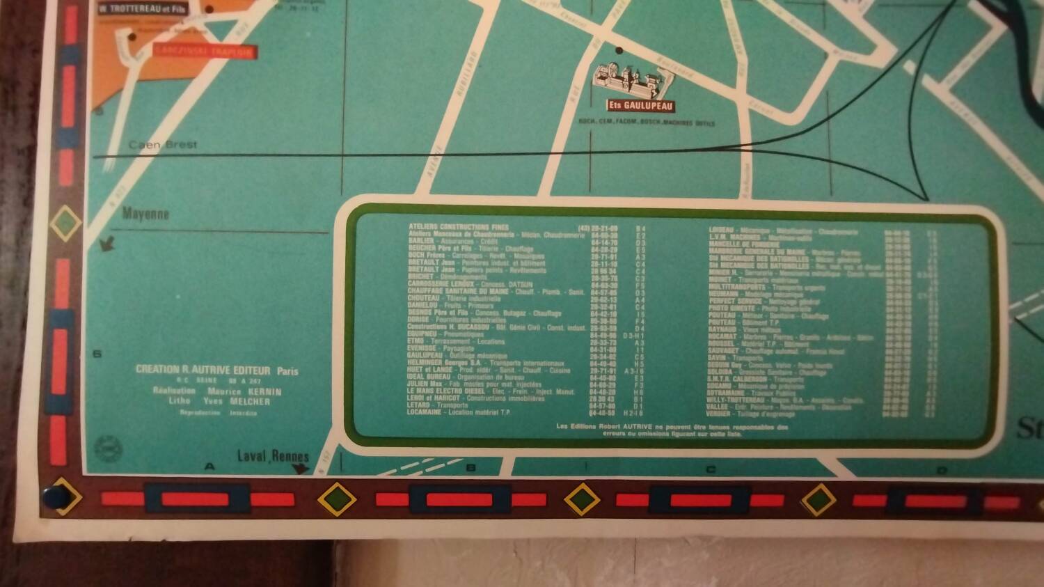 Vintage poster Industries Le Mans