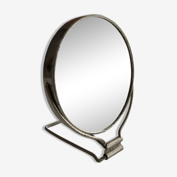 Round barber mirror