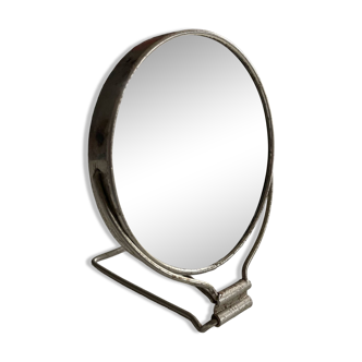 Miroir de barbier rond