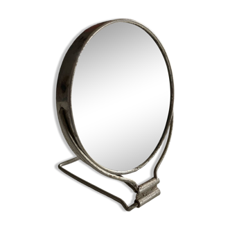 Round barber mirror