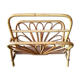 Bamboo rattan magazine holder