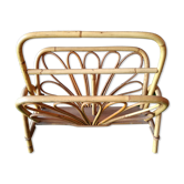 Porte revues rotin bambou