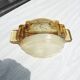 Antique art deco amber glass salad service