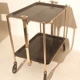 Foldable black foldable rolling service 50s