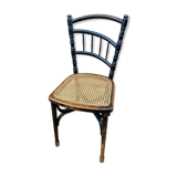Rare Viennese bistro chair curved wood 1900