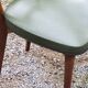 Pair of 50's Scandinavian style mahogany chairs