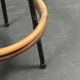 Midcentury Dutch rattan bamboo bar stools by Rohé Noordwolde, 1950s