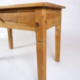 Side Tbale Made In Pine Wood From 1920s