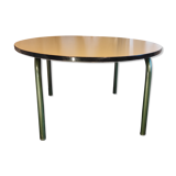 Yellow formica coffee table 1970