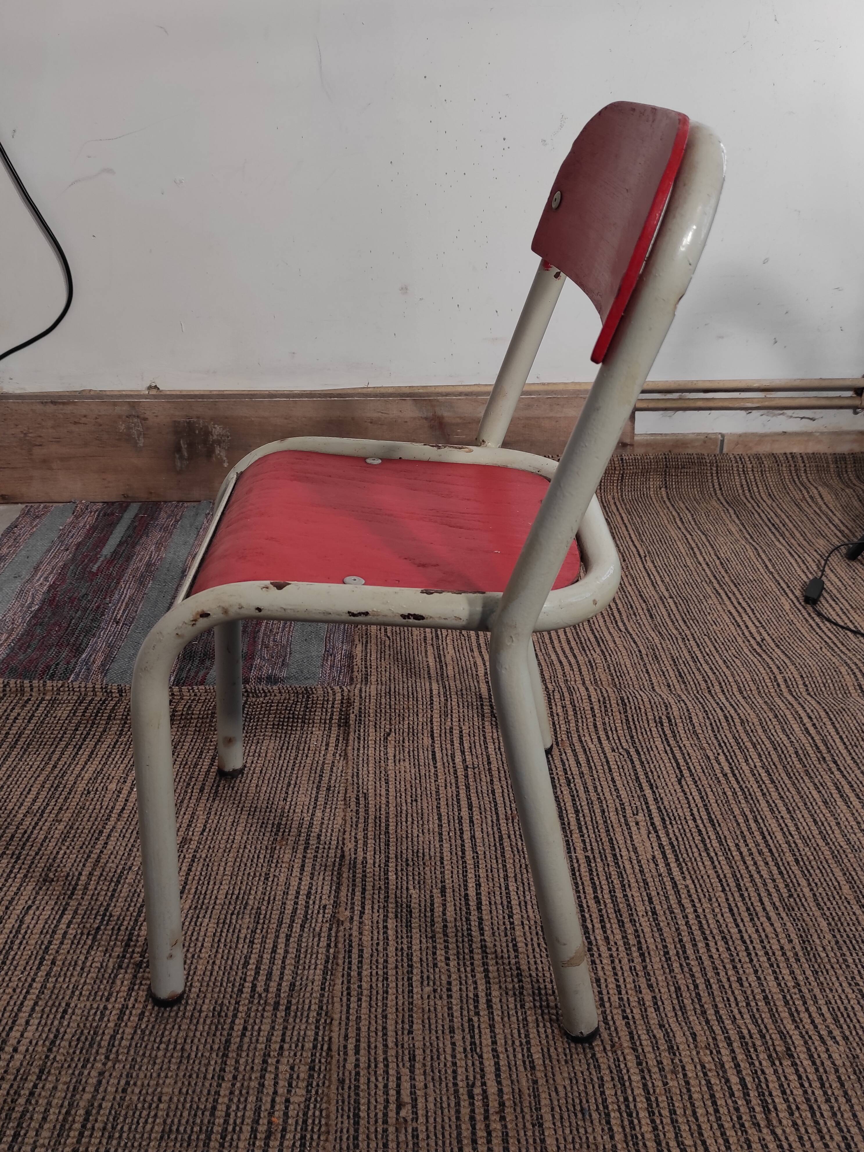 Kindergarten chair / children's chair / school chair 1960