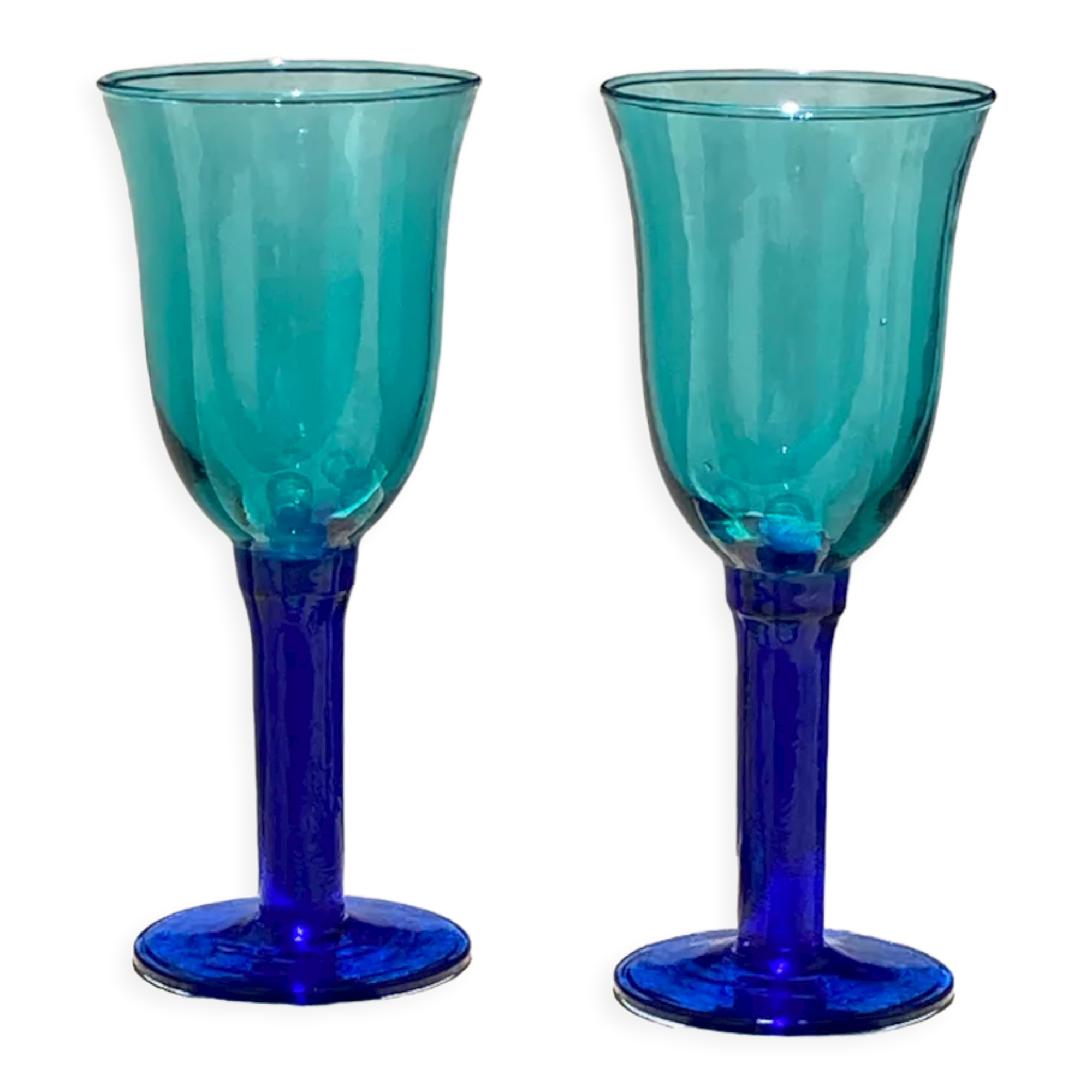 Two blown glasses