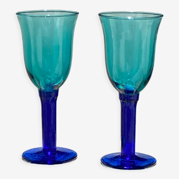 Two blown glasses