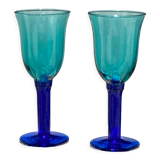Two blown glasses