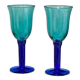 Deux verres soufflés