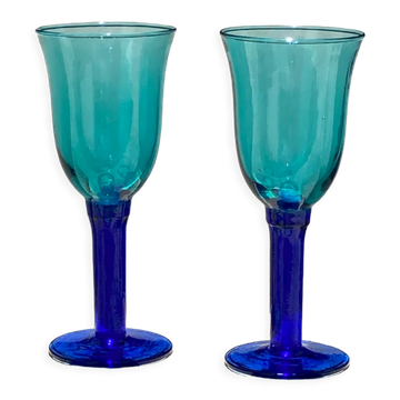 Two blown glasses