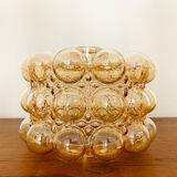 Bubble glass pendant lamp by Helena Tynell for Glashütte Limburg