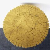 Set Of 2 Vintage Side Tables In Wheat Sheaf Shape By Mcguire - 1970S