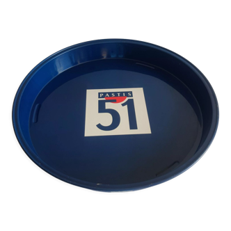 Plateau de service publicitaire métal Pastis51 vintage