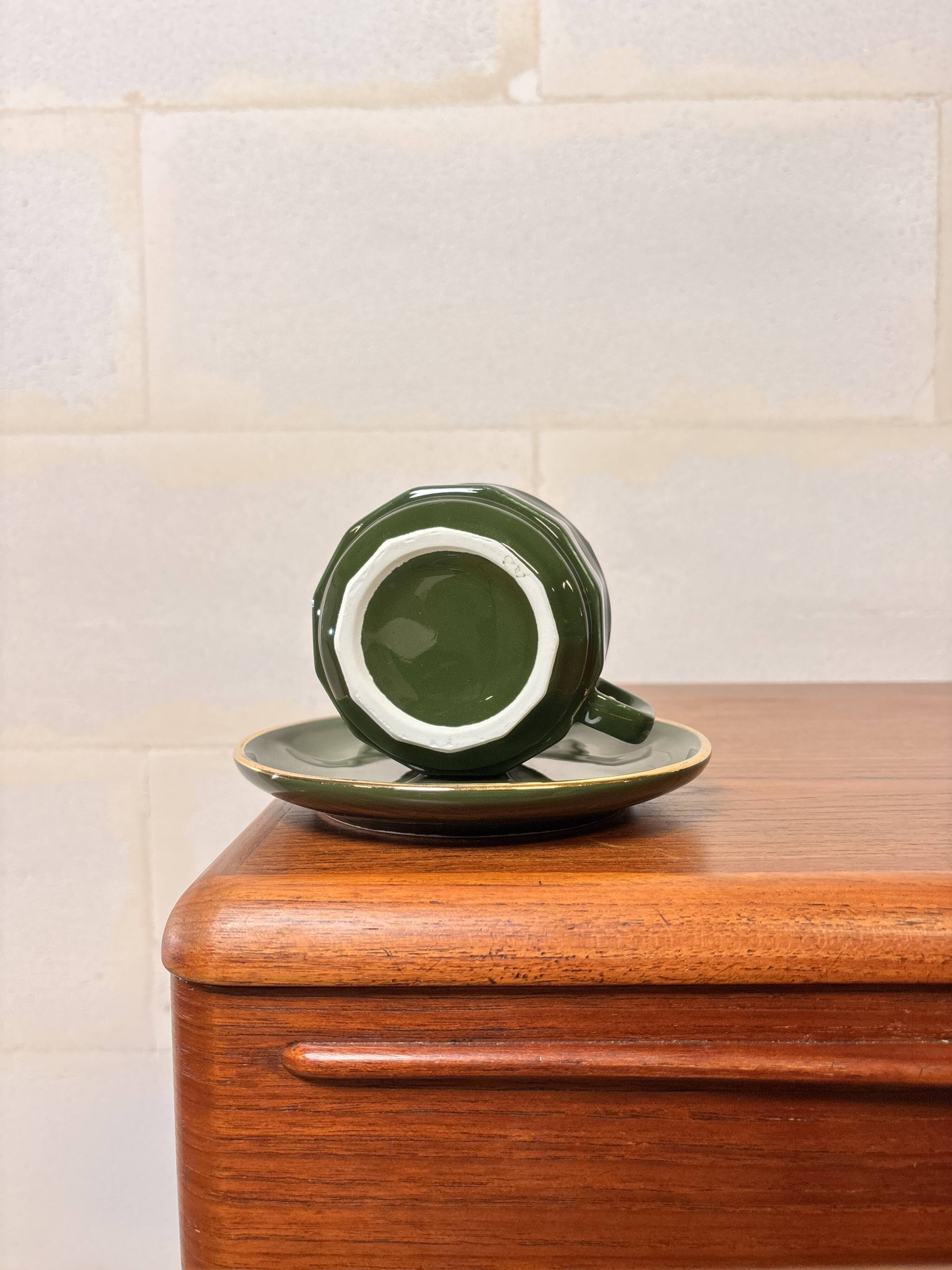 Apilco Set by Yves Deshoulières Olive ⎜1980s