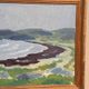 Original Swedish Oil on Panel – “Coastal Landscape” by Curt Rydell – Signed – Vintage & Framed – 33 × 40 cm (13" × 15.7")