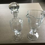 Wine carafe and water pitcher set