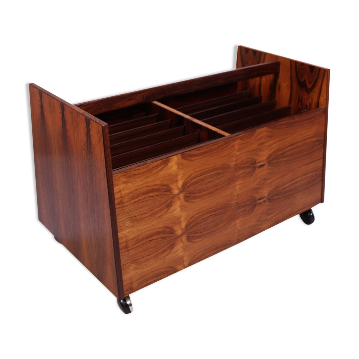 Mid Century Magazine Rack by Hesland for Bruksbo