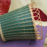 Wicker paper basket