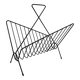 Metal magazine rack, newspaper rack, 1950s
