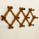 Wall coat rack with 10 hooks