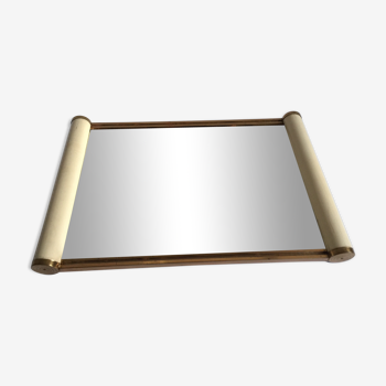 Plateau miroir art déco