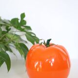 Orange tomato ice bucket, vintage