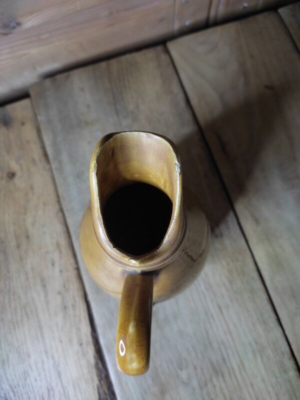 Pitcher Carafe in Sandstone varnished Dp1021F76 old vintage