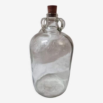 Old pharmacy glass cylinder
