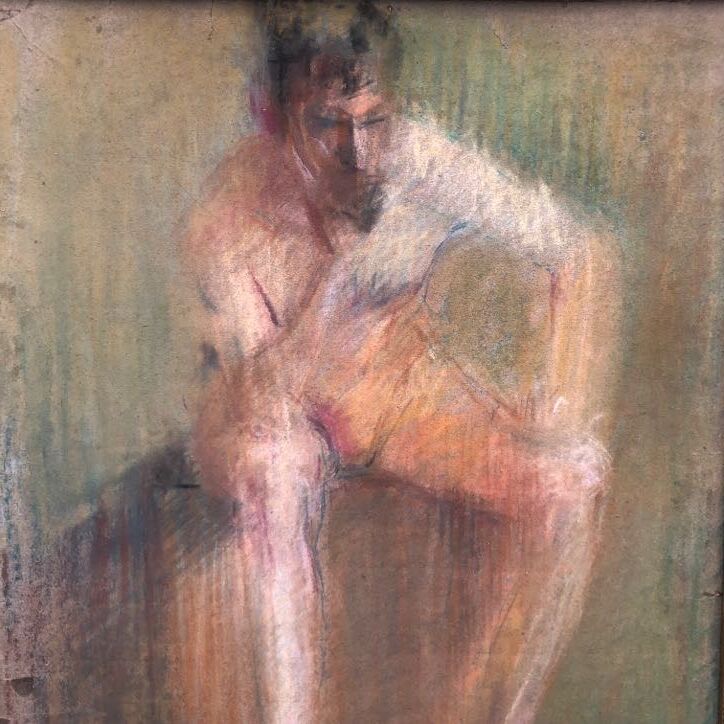 Portrait "Young Seated Man"