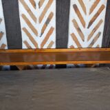 Wall shelf wood varnished pine