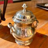 Silver-plated metal coffee service