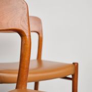 Set of four dining chairs by Niels O. Møller