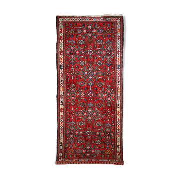 Vintage Persian Hamadaan done hand 78cm x 193cm carpet 1970 s