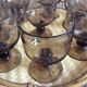 Series of 8 walking glasses