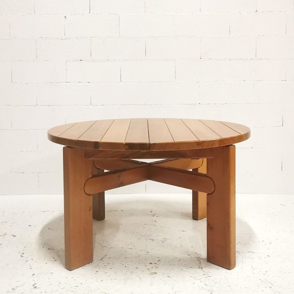 Table de repas en orme Maison Regain