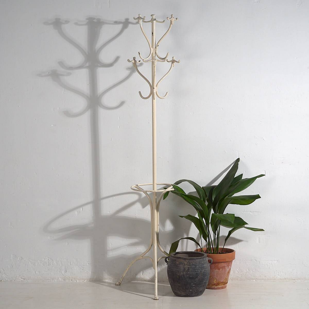 Antique tin coat rack (c.1920)