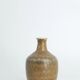 Set of 4 Scandinavian collectible vases in brown stoneware by Gunnar Borg.